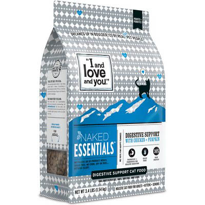 I and Love and You Naked Essentials Digestive Support Chicken & Pumpkin Recipe Dry Cat Food