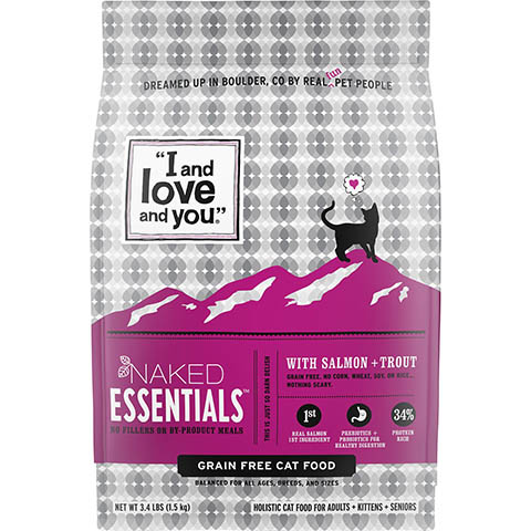 I and Love and You Naked Essentials Salmon & Trout Recipe Grain-Free Dry Cat Food