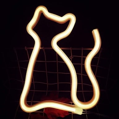 JYWJ Cat Neon Sign