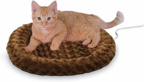 K&H Pet Products Thermo-Kitty Fashion Splash Indoor Heated Cat Bed