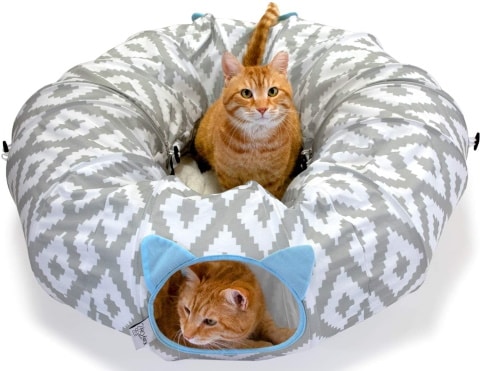 Kitty City Large Cat Tunnel Bed