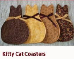 Kitty Coasters by Cat Haven Crafts
