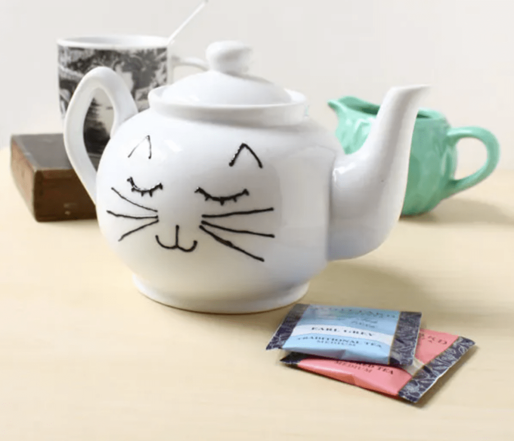 Kitty Teapot by Make & Fable