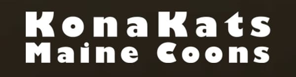 Kona Kats Maine Coons logo