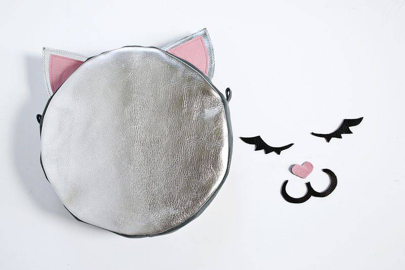 Leather Cat Purse by A Beautiful Mess