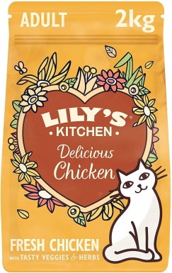 Lily's Kitchen Chicken Casserole Complete Adult Dry Cat Food