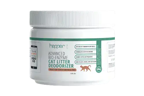 hepper bio-enzymatic cat litter deodorizer