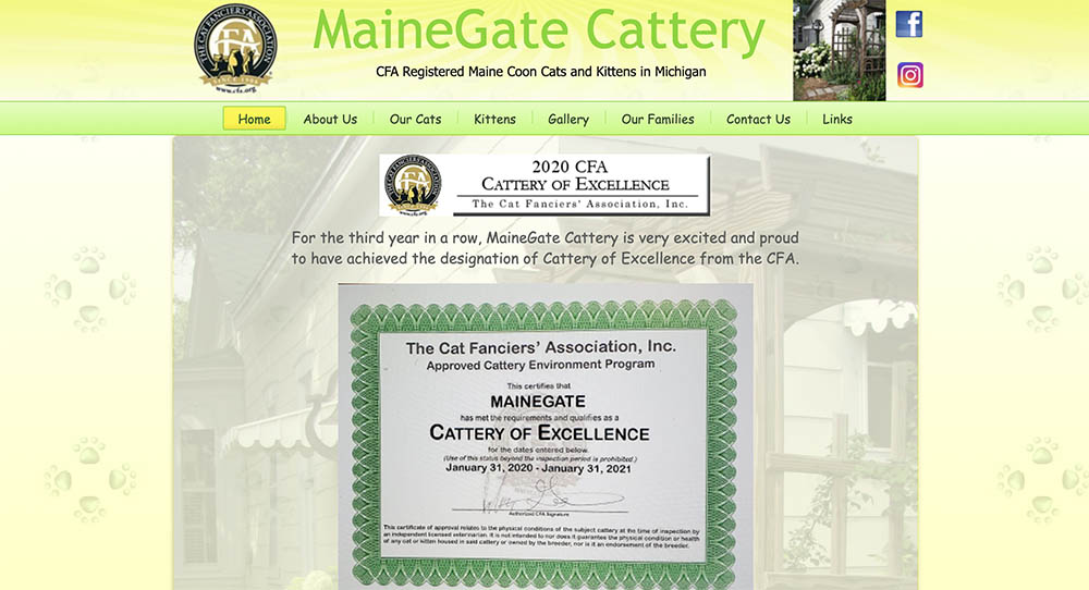 MaineGate Cattery