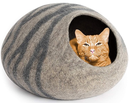 Meowfia Premium Felt Cat Bed Cave