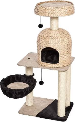 MidWest Feline Nuvo Reid 51.75-Inch Wicker Cat Tree & Condo