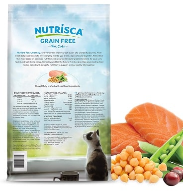 NUTRISCA Premium Grain Free Dry Cat Food, Chicken Recipe