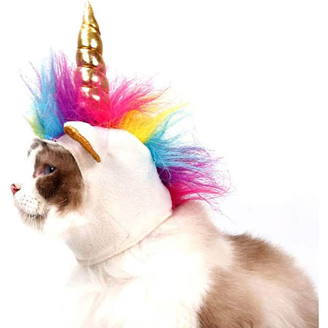 Nacoco Unicorn Hat Cat Costume