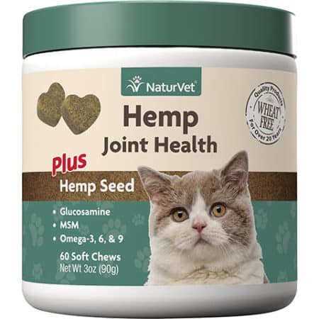 NaturVet Hemp Soft Chews Joint Supplement for Cats