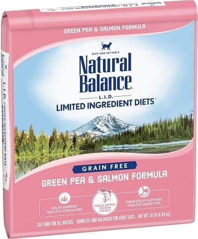 Natural Balance L.I.D. Limited Ingredient Diets Green Pea & Salmon Formula Grain-Free Dry Cat Food