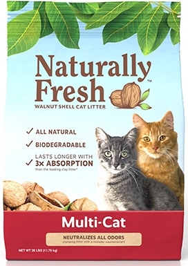 Naturally Fresh Clumping Walnut Cat Litter