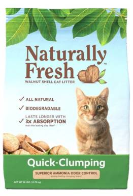 Naturally Fresh Unscented Clumping Walnut Cat Litter