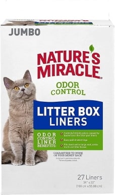 Nature's Miracle Odor Control Cat Litter Box Liners