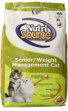 Nutri Source Cat Senior Weight Management Chicken-Rice Food