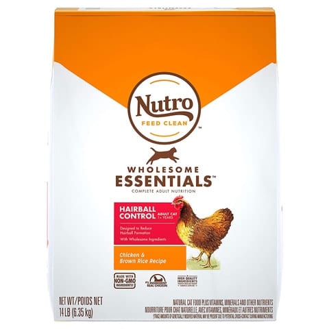 Nutro 10164617 Hairball Control Dry Cat Food