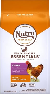 Nutro Wholesome Essentials Chicken & Brown Rice Recipe Kitten
