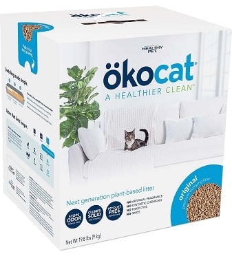 Okocat Original Premium Wood Clumping Cat Litter