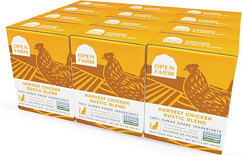 Open Farm Harvest Chicken Rustic Blend Wet Cat Food