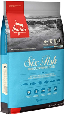 Orijen High-Protein, Grain-Free Six Fish Dry Cat Food