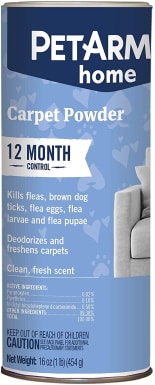 PETARMOR Home Carpet Powder for Fleas and Ticks