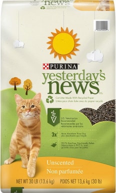 PURINA Yesterday's News Non Clumping Paper Cat Litter