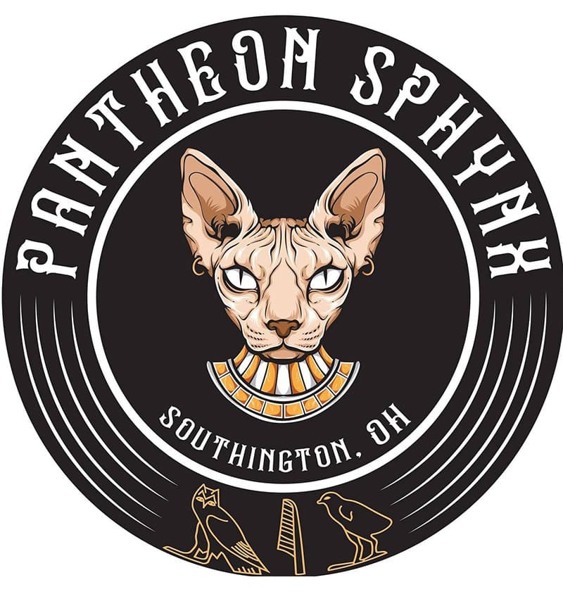 Pantheon Sphynx Cattery logo