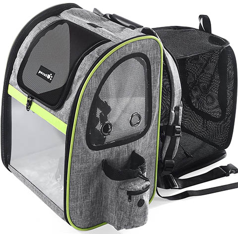 Pecute Cat Carrier Expandable Backpack