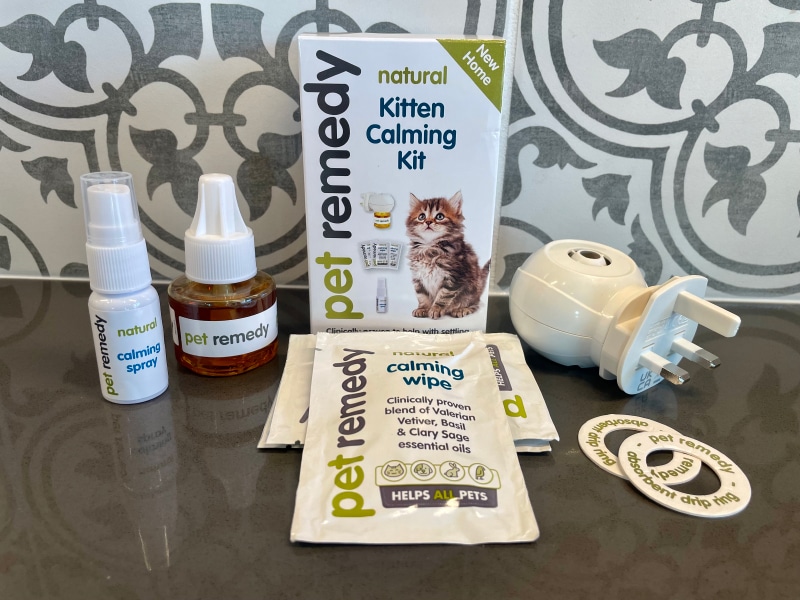 Pet Remedy Kitten Calming Kit - product contents