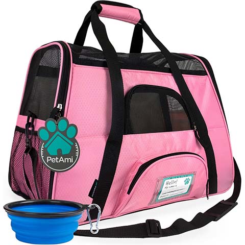 PetAmi Premium Airline Approved Soft-Sided Cat Travel Carrier