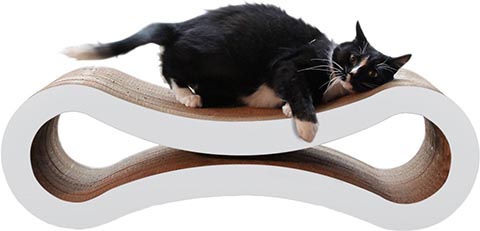 PetFusion Ultimate Cat Scratcher Lounge Toy with Catnip
