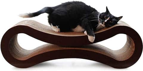 PetFusion Ultimate Cat Scratcher Lounge Toy with Catnip