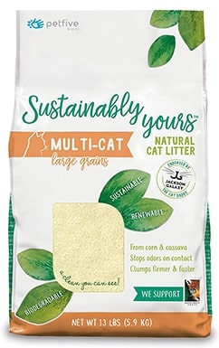 Petfive Sustainably Yours Natural Sustainable Multi-Cat Litter
