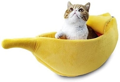 Petgrow Cute Banana Cat Bed