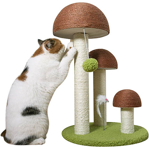 PetnPurr Mushroom Cat Scratching Post