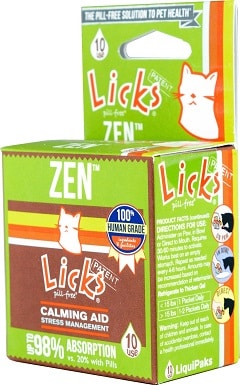 LICKS Pill-Free ZEN Calming Cat Supplement