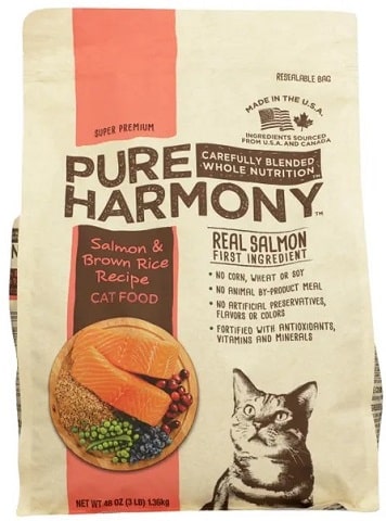 Pure Harmony Salmon & Brown Rice Dry Cat Food