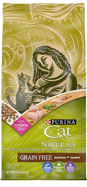 Purina Cat Chow Naturals Grain-Free with Real Chicken Adult Dry Cat Food