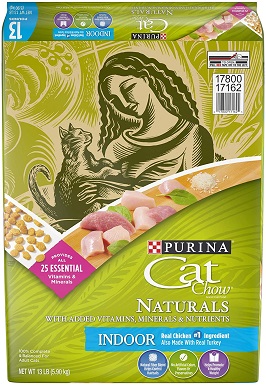 Purina Cat Chow Naturals Hairball & Weight Control Adult Dry Cat Food