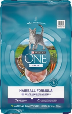 Purina ONE Hairball Adult cat food_Chewy