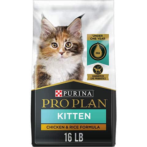 Purina Pro Plan Kitten Chicken & Rice Formula Dry Cat Food