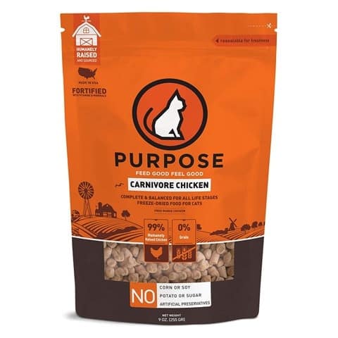 Purpose Freeze-Dried Chicken Morsels Cat Food