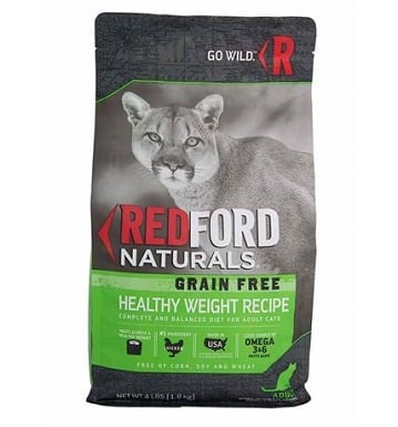 Redford Naturals Grain Free Healthy Weight Chicken Recipe Adult Cat Food