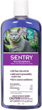 SENTRY PurrScriptions Flea and Tick Shampoo for Cats