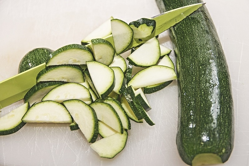 Sliced Zucchini