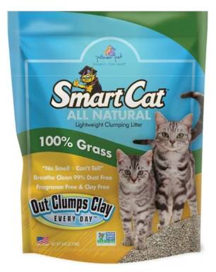 SmartCat Unscented Clumping Grass Cat Litter