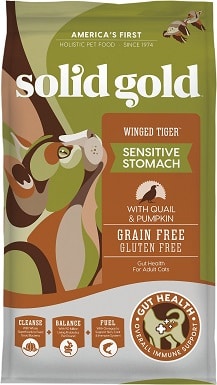 Solid Gold Winged Tiger Sensitive Stomach Adult Dry Cat Food